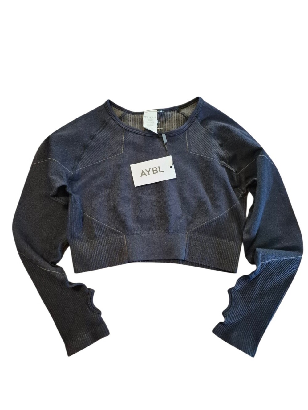 NWT AYBL Reflex Seamless Long Sleeve Workout Crop Top  - XL.            L7